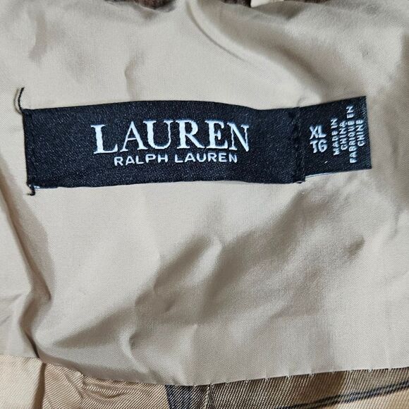 Lauren Ralph Embroidered Quilted Hooded Jacket Size:XL  NWT - Picture 9 of 11